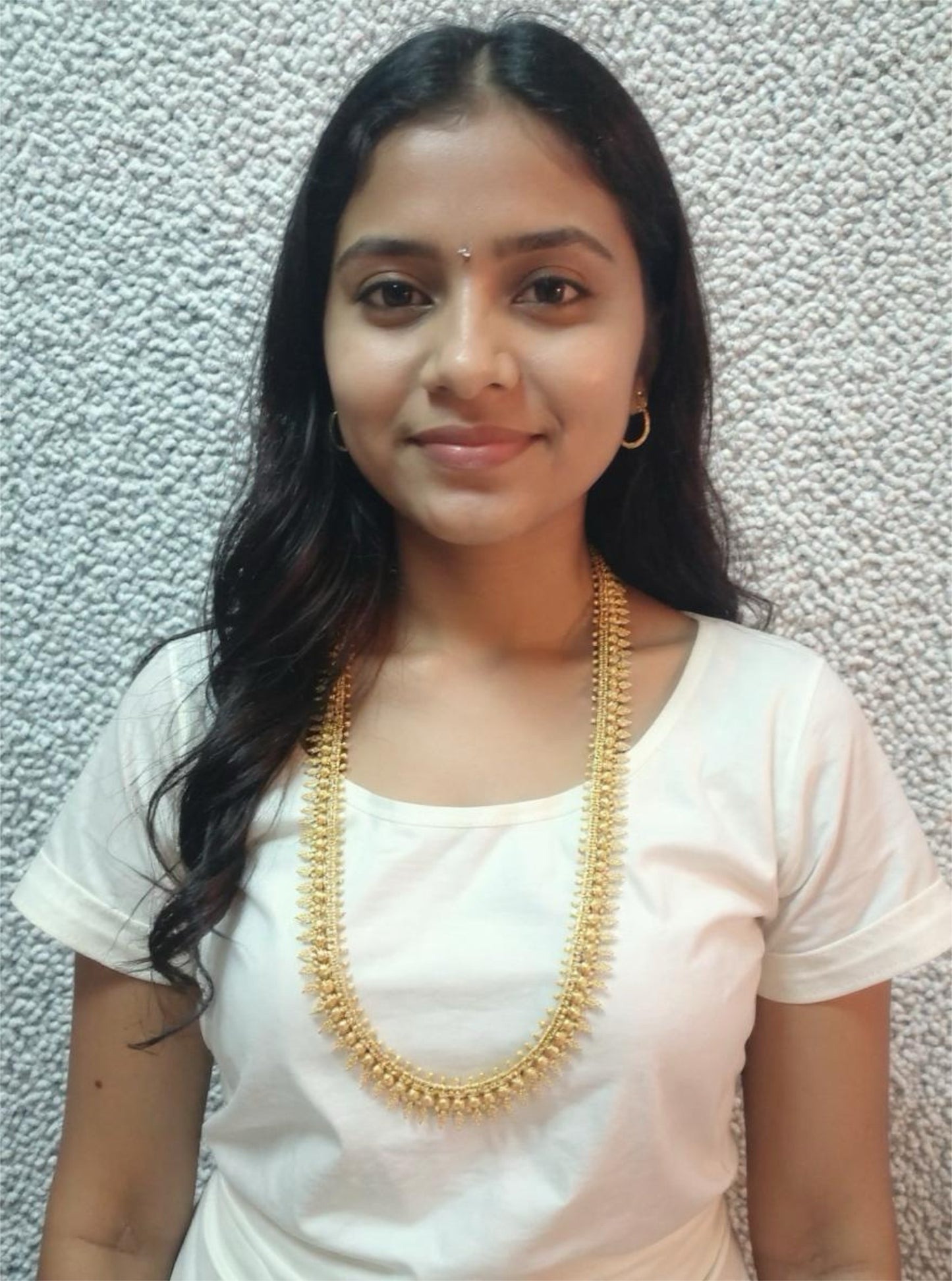 Traditional Gold-Plated Necklace & Jhumka Earring Set